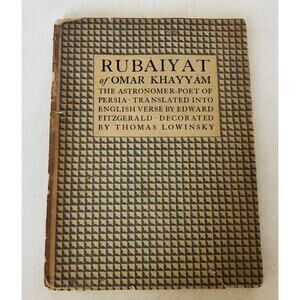 Antique 1926 Rubaiyat Omar Khayyam PB Book Fitzgerald Astronomer Poet of Persia